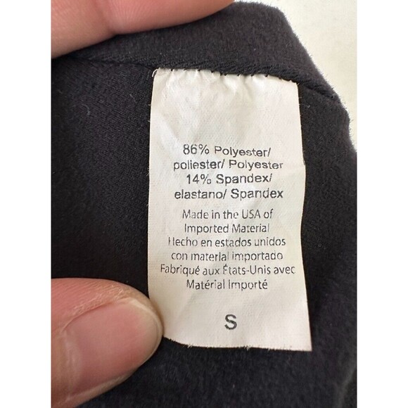 Beyond Yoga Velour Alloy Full Length Black Leggings Shiny High Waist Size Small - Picture 8 of 10